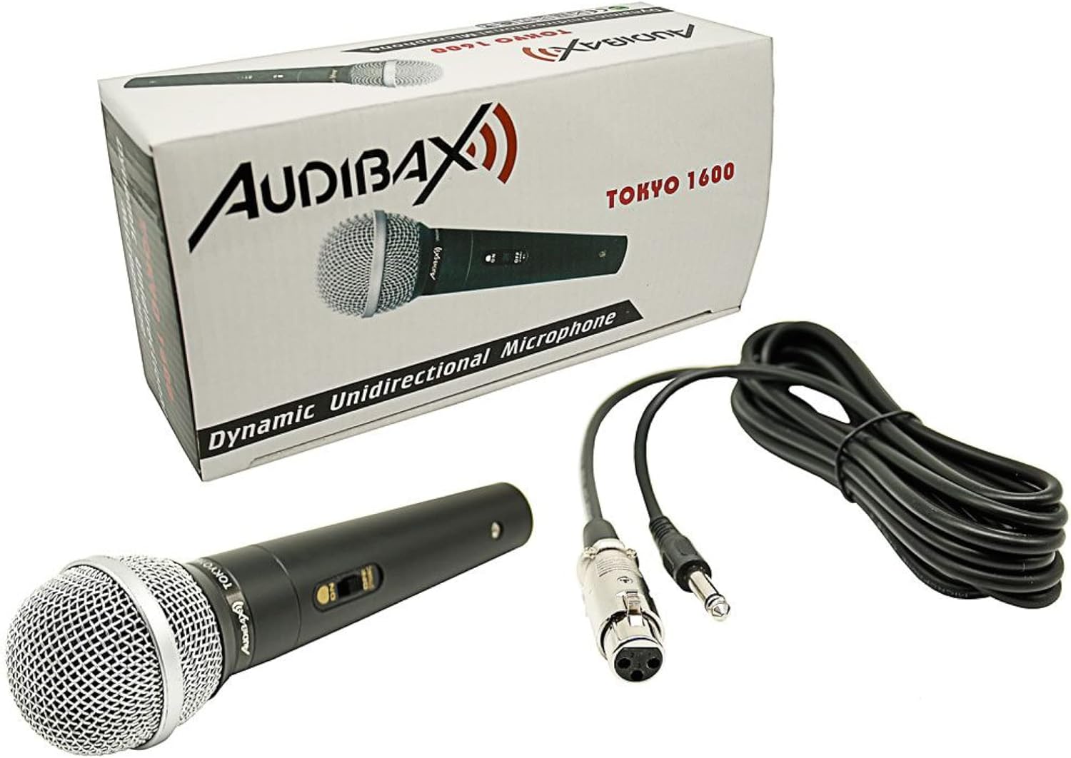 Audibax Tokyo 1600 Handheld Dynamic Microphone Metal Housing